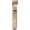Ekena Millwork Merced Arts and Crafts Rough Sawn Bracket w/ Offset Brace, Douglas Fir, 6"W x 24"D x 36"H BKT0604X24X36MRC03RDF - alternate 2